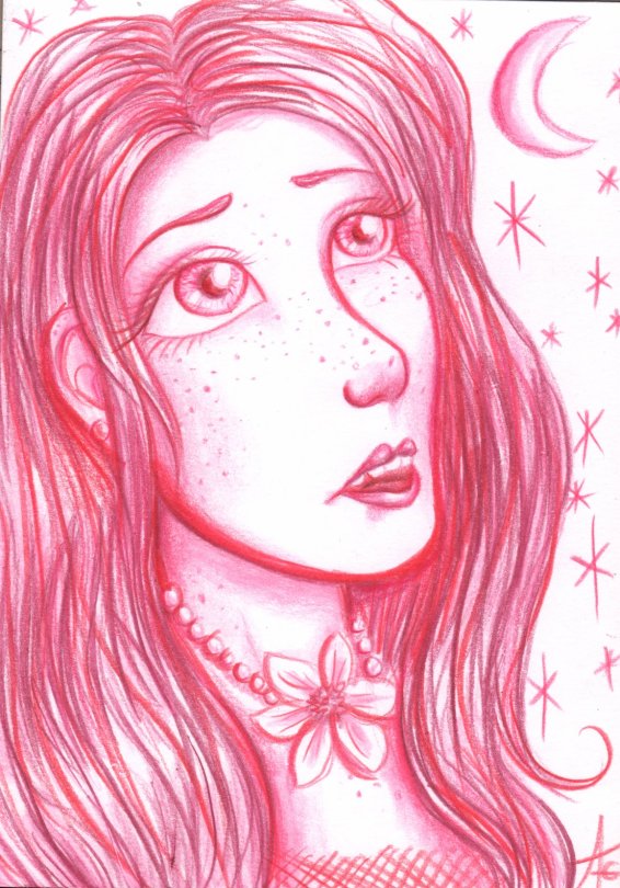 Moon Gazing by Arianna Nakashima for Twitter Art Exhibit 2023